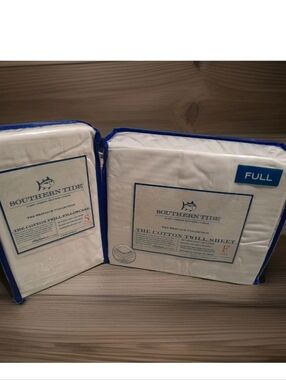 New Southern Tide Full size 6pc sheet set WHITE